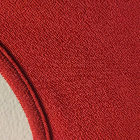 Fitted Peplum Red Dress - Picture 6 of 8